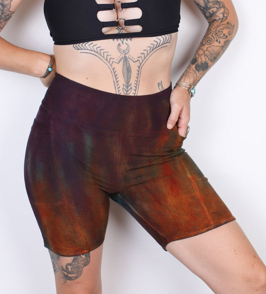 L- Twilight Hemp Bamboo Pocket Mid Shorts