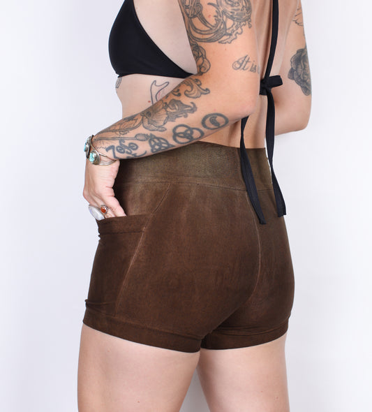 S- Earthy Hemp Bamboo Pocket Shorts