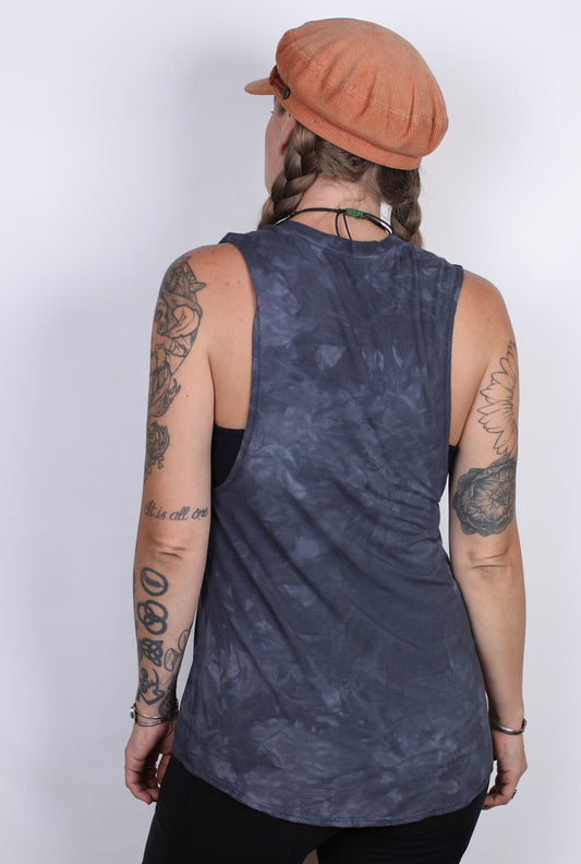 Blue Hemp Bamboo Tank