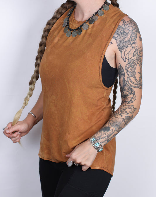 Orange Sherbert Hemp Bamboo Tank