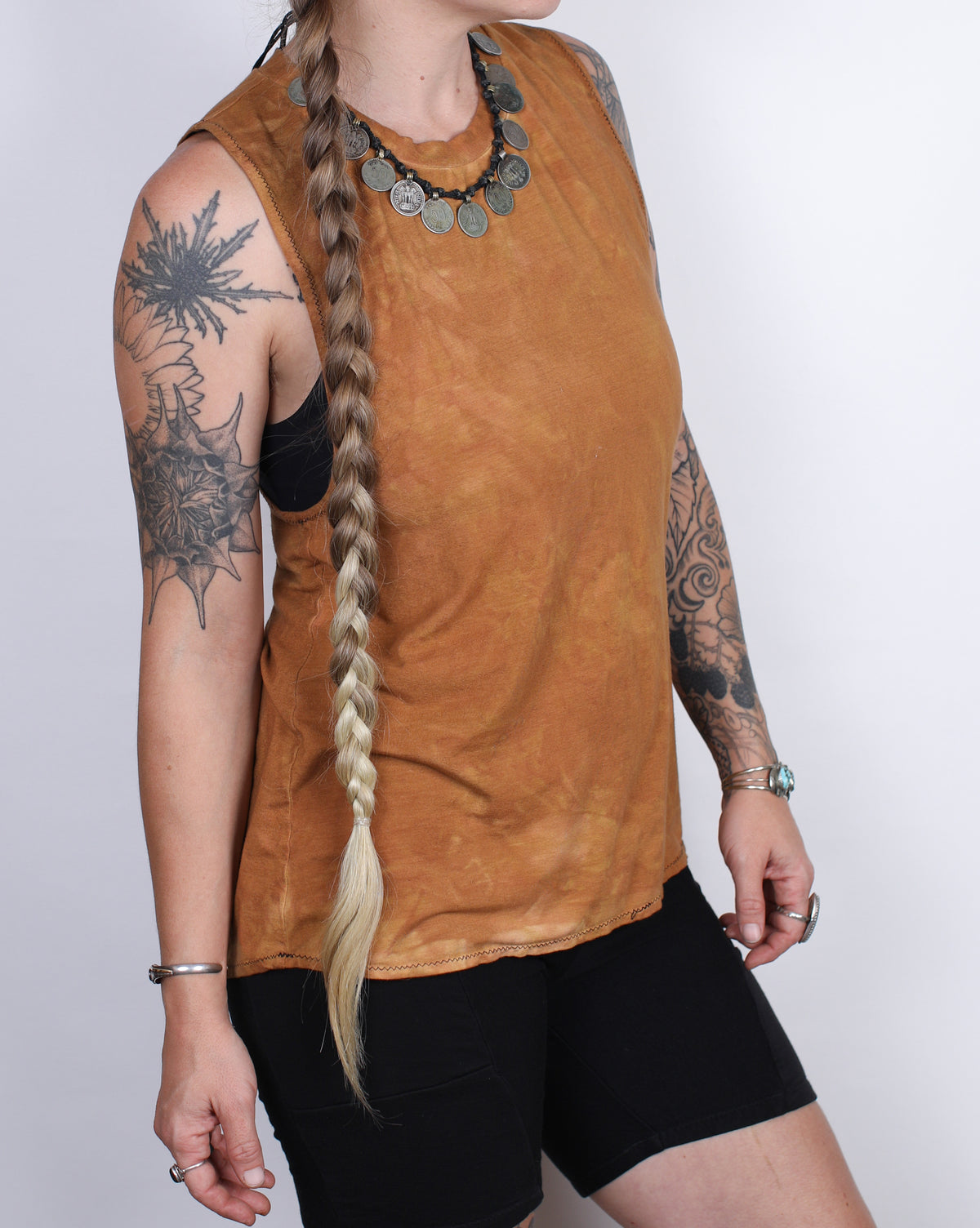 Orange Sherbert Hemp Bamboo Tank
