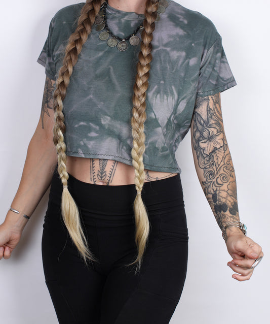 Teal Hemp Bamboo Tank