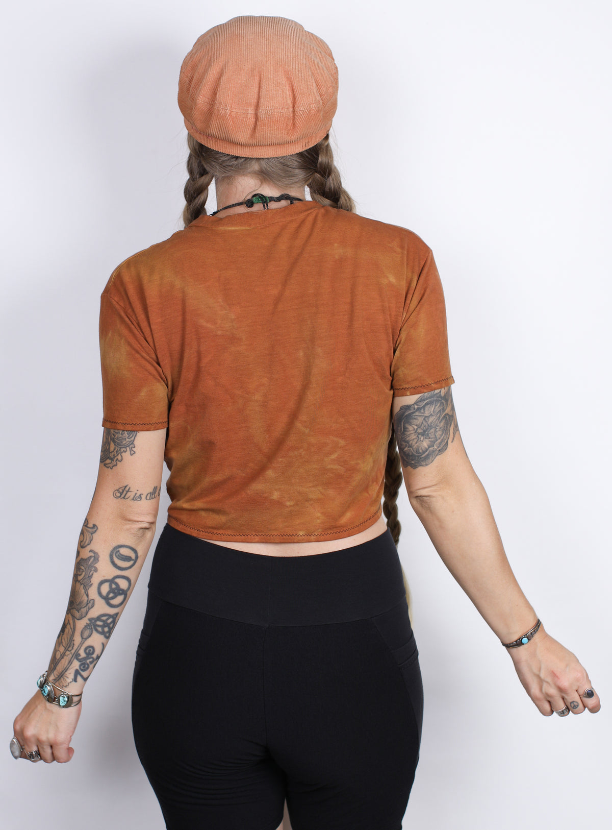 Sherbert Hemp Bamboo Crop Tee