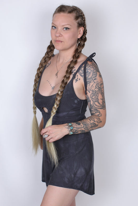 Blue-ish Bamboo Shorts Onsie