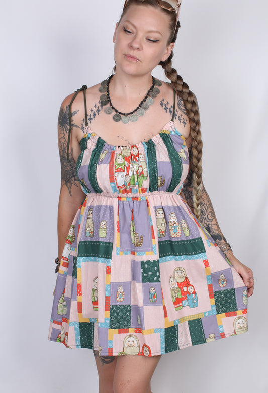 Nesting Doll Babydoll Dress