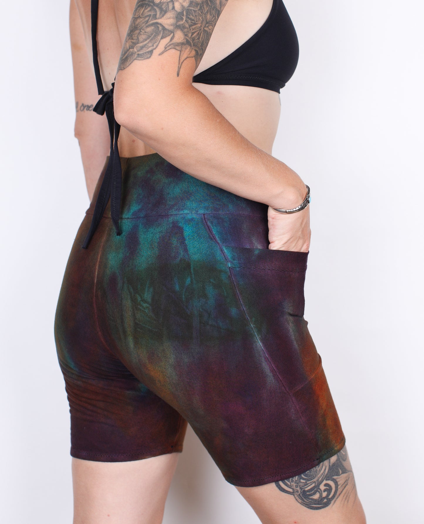 L-  Twilight Hemp Bamboo Pocket Mid Shorts