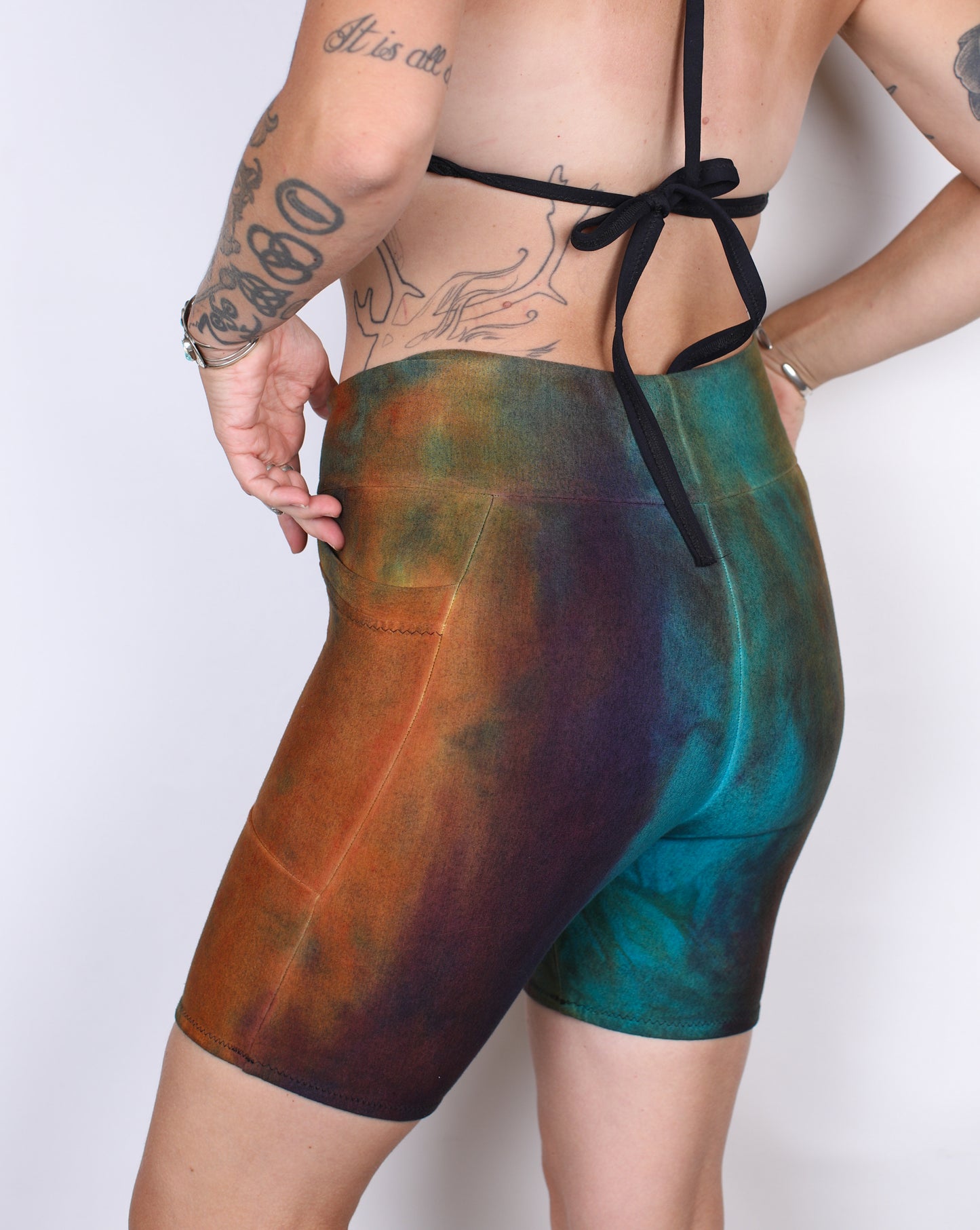 S- Twilight Hemp Bamboo Pocket Mid Shorts