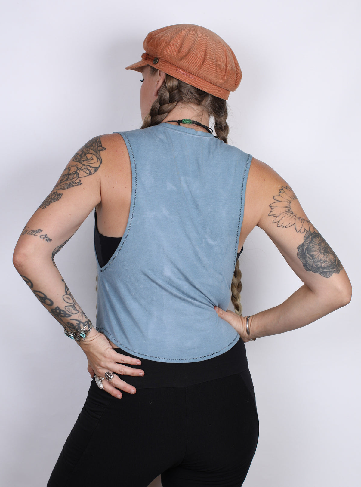 Baby Sage Blue Crop Tank