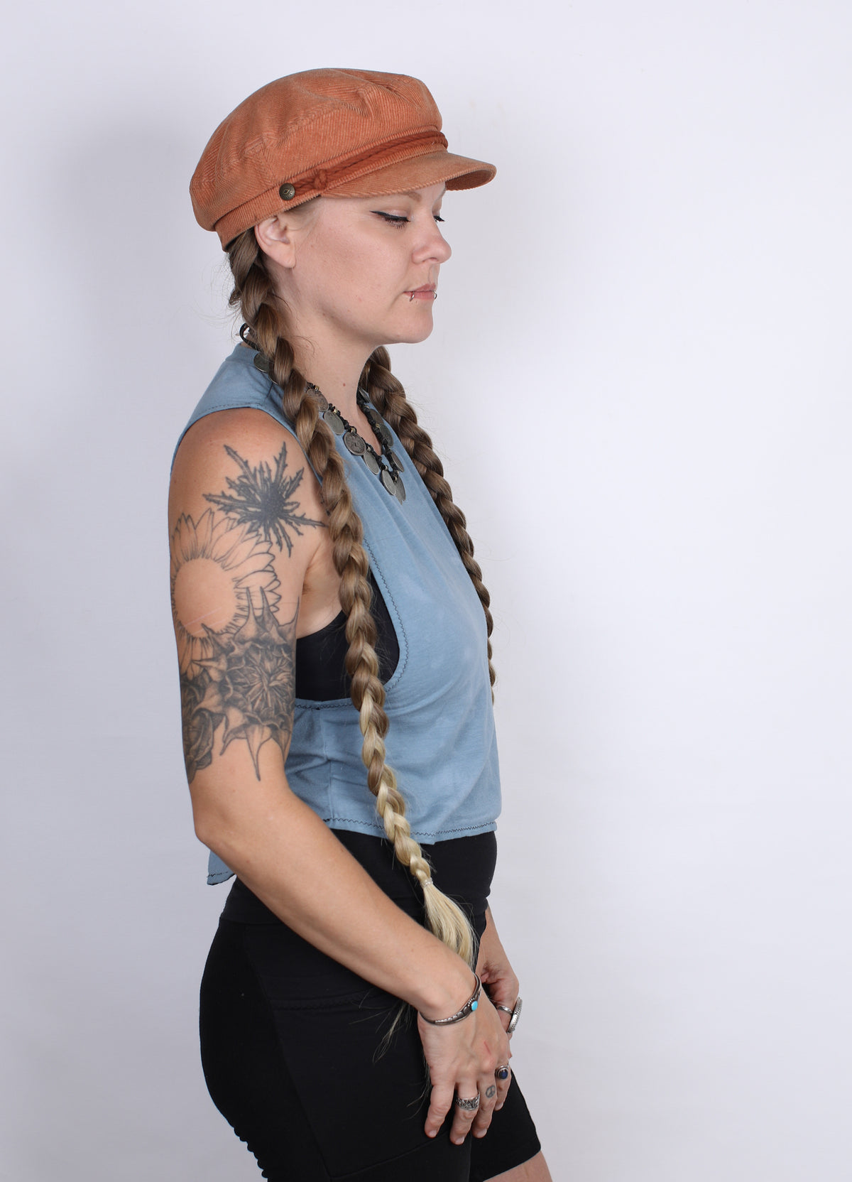 Baby Sage Blue Crop Tank