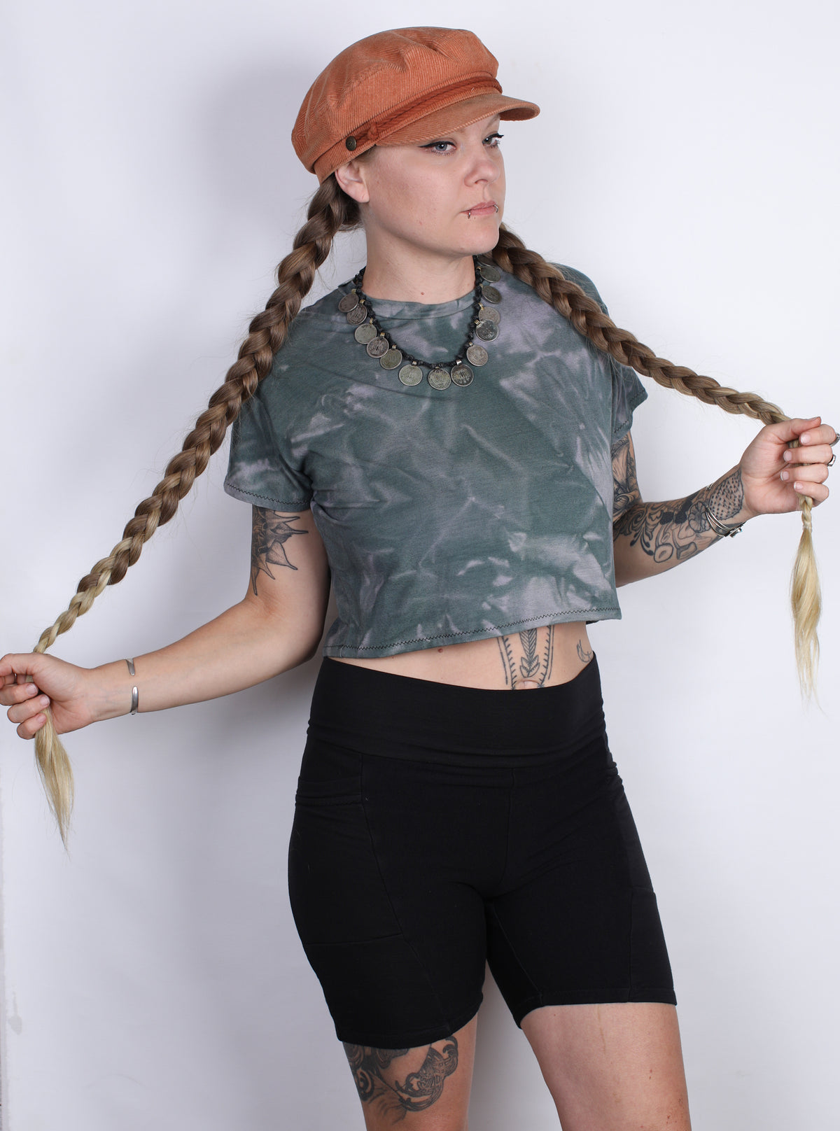 Teal Hemp Bamboo Tank