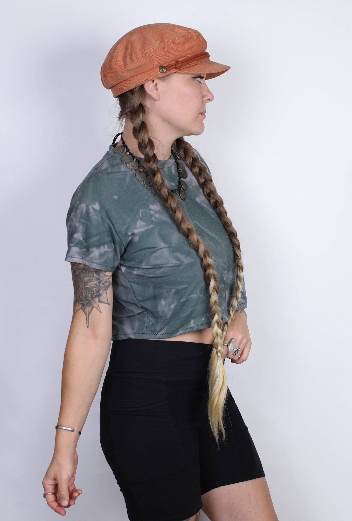 Teal Hemp Bamboo Tank