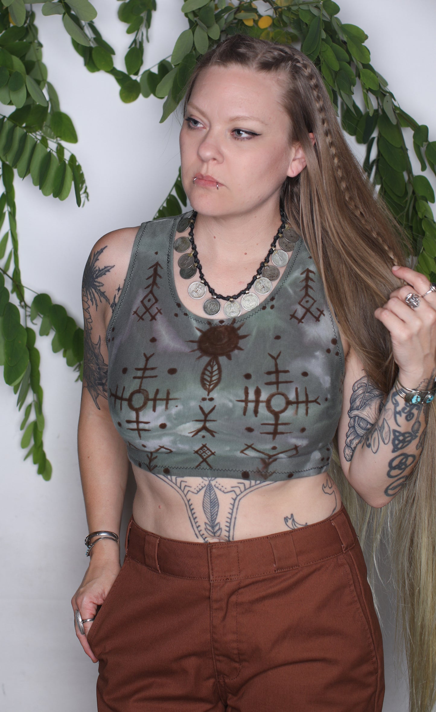 Headlights Bamboo Fleece Crop