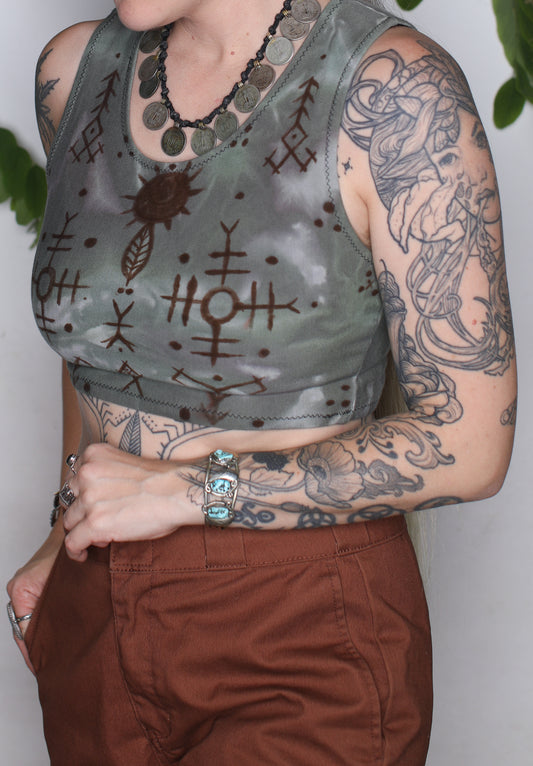Headlights Bamboo Fleece Crop