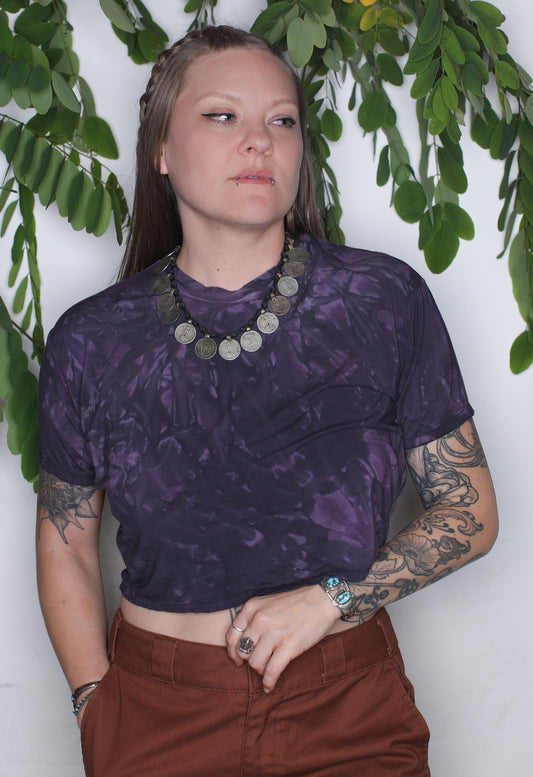 Purps Bamboo Crop Tee