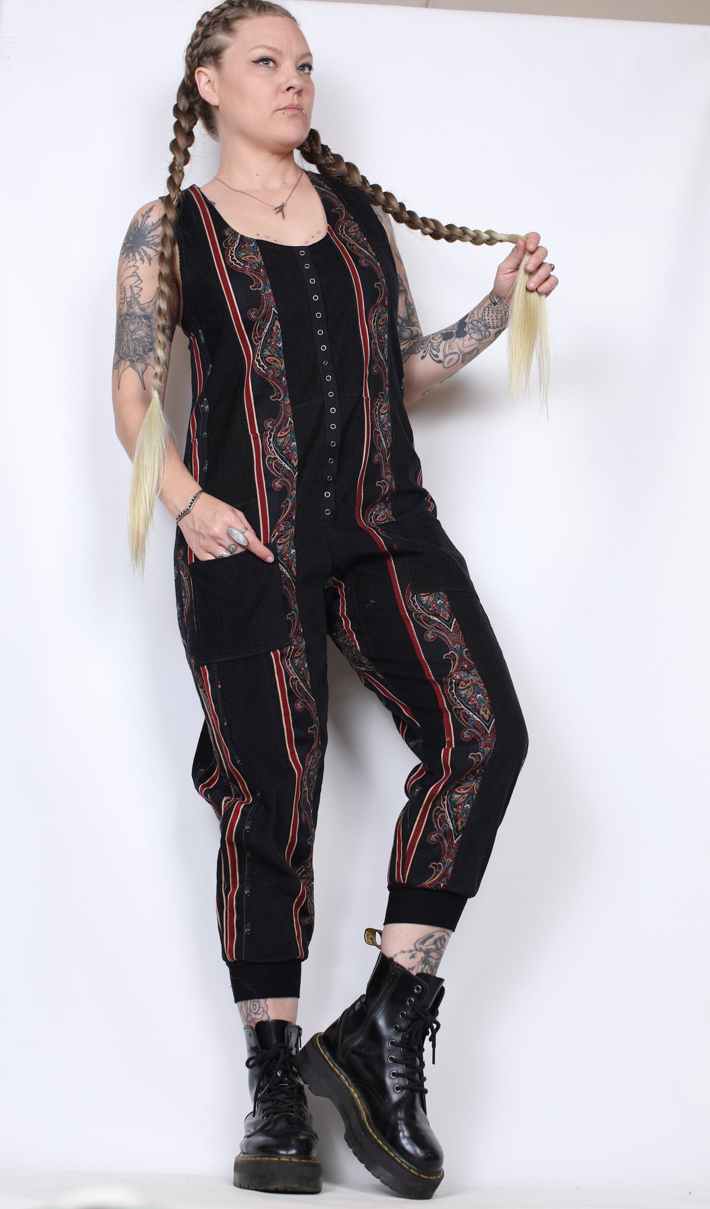 M - Corduroy Upholstery Jumpsuit