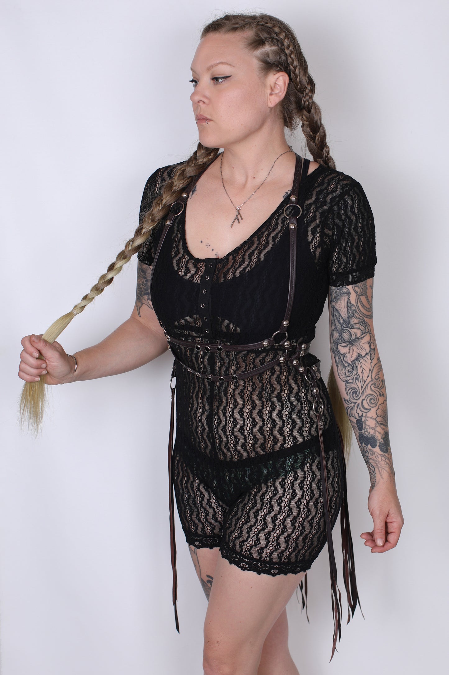 Lace Shorts Onsie