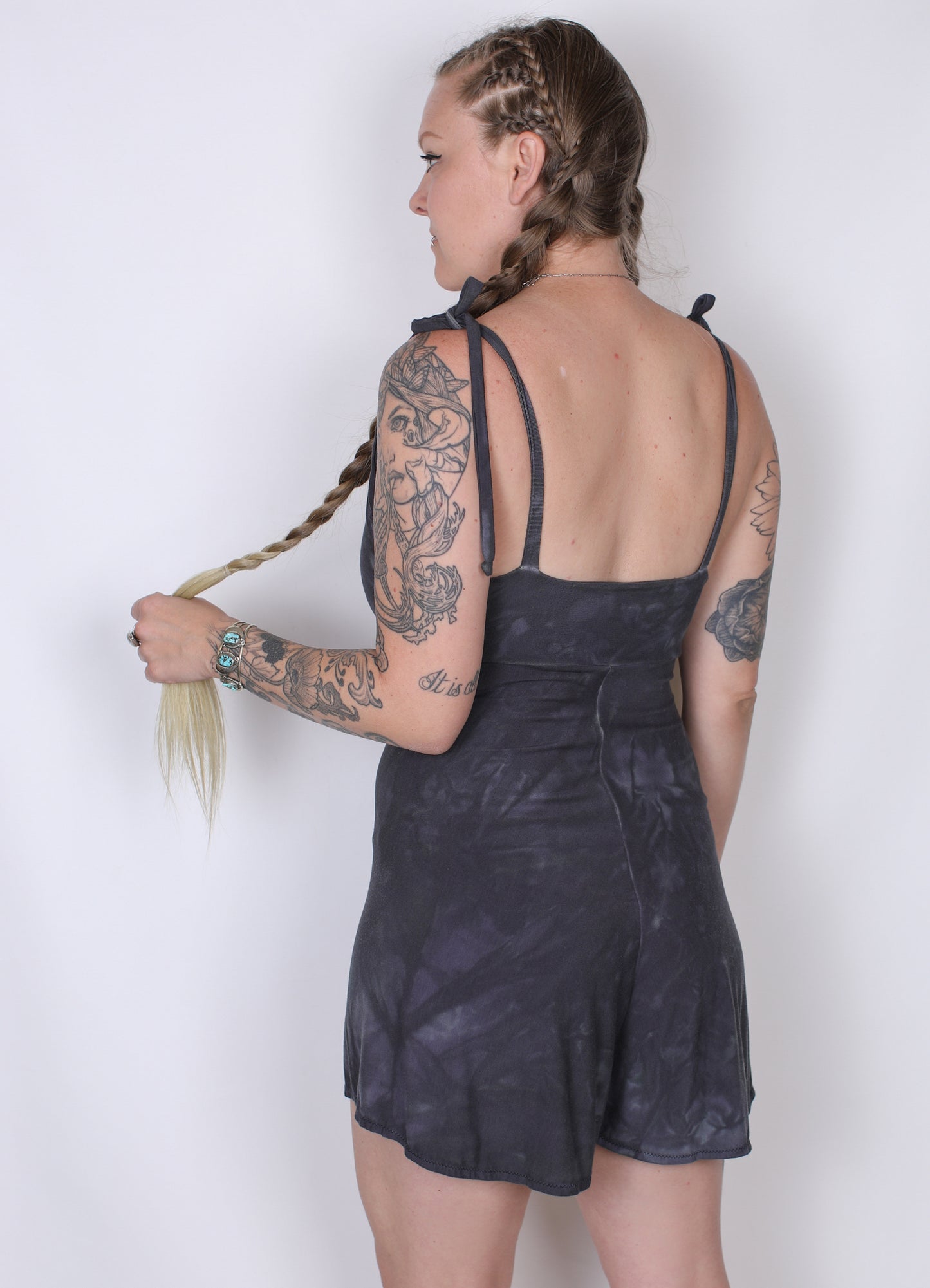 Blue-ish Bamboo Shorts Onsie
