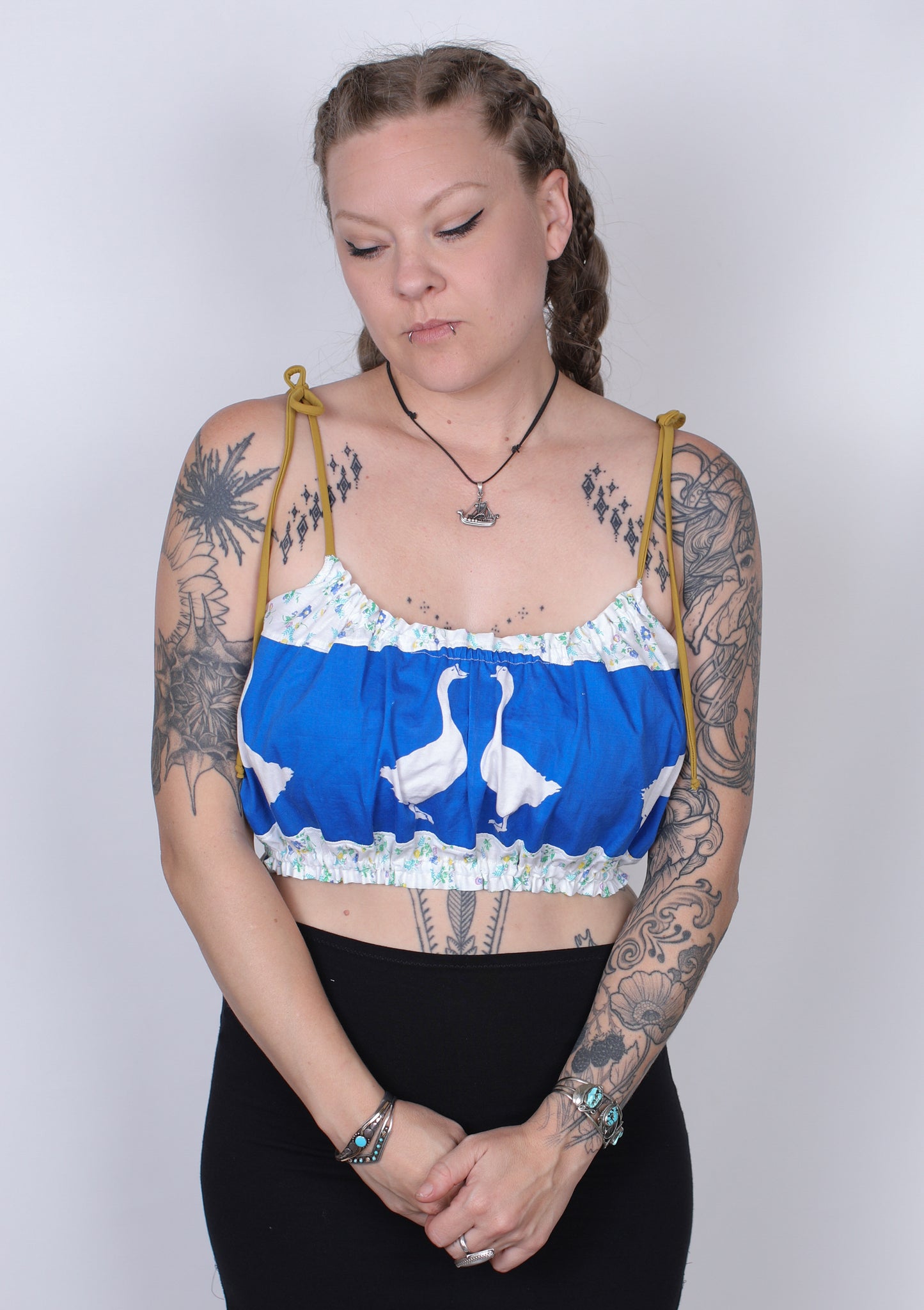 Goose Ruffle Top