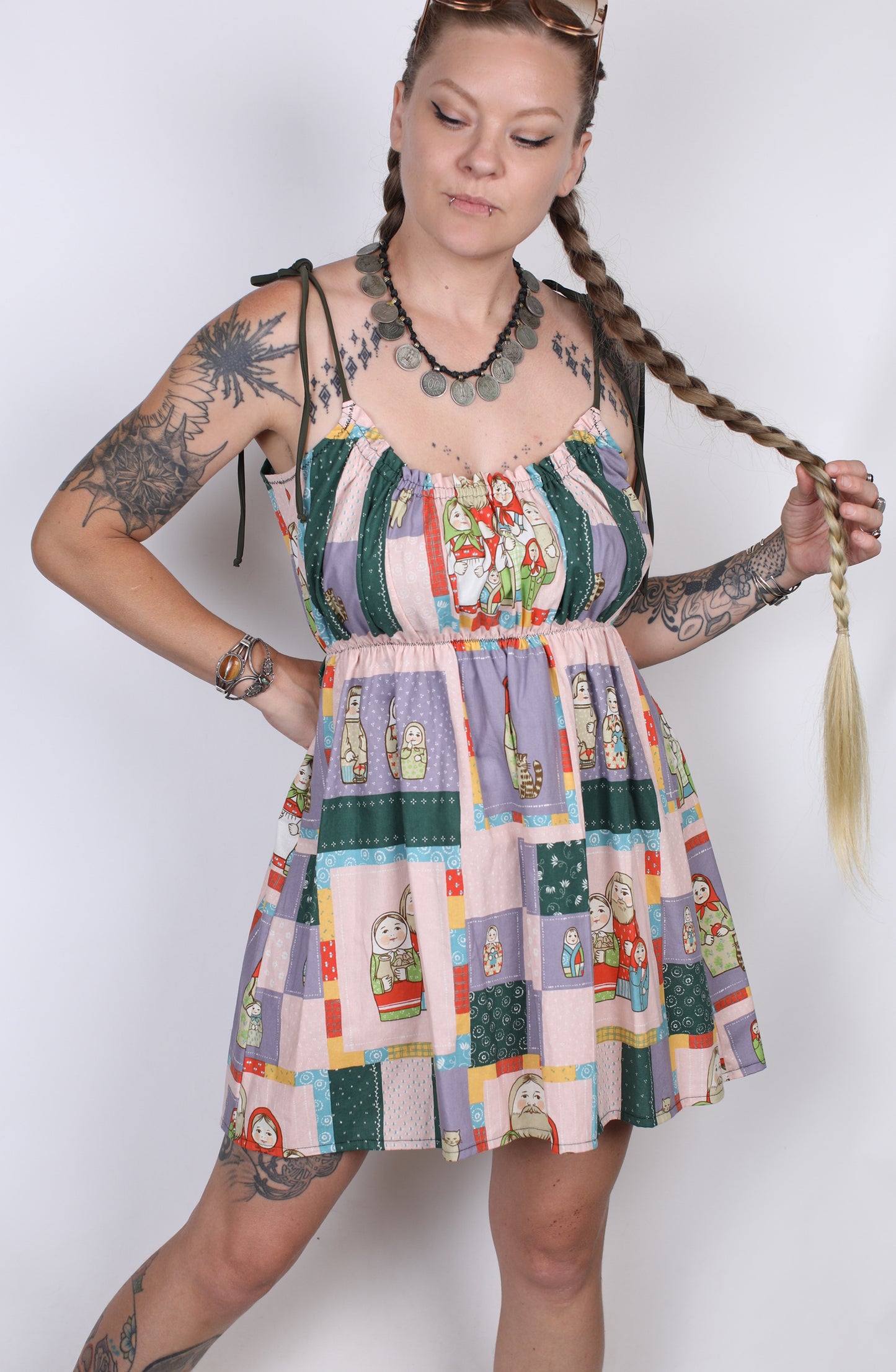 Nesting Doll Babydoll Dress