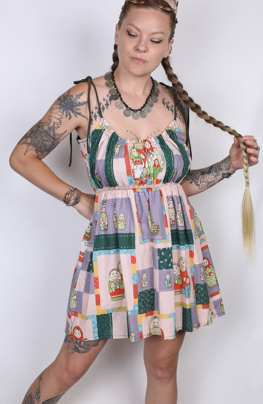 Nesting Doll Babydoll Dress