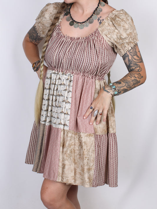 M - Lighthouse Patchwork Babydoll