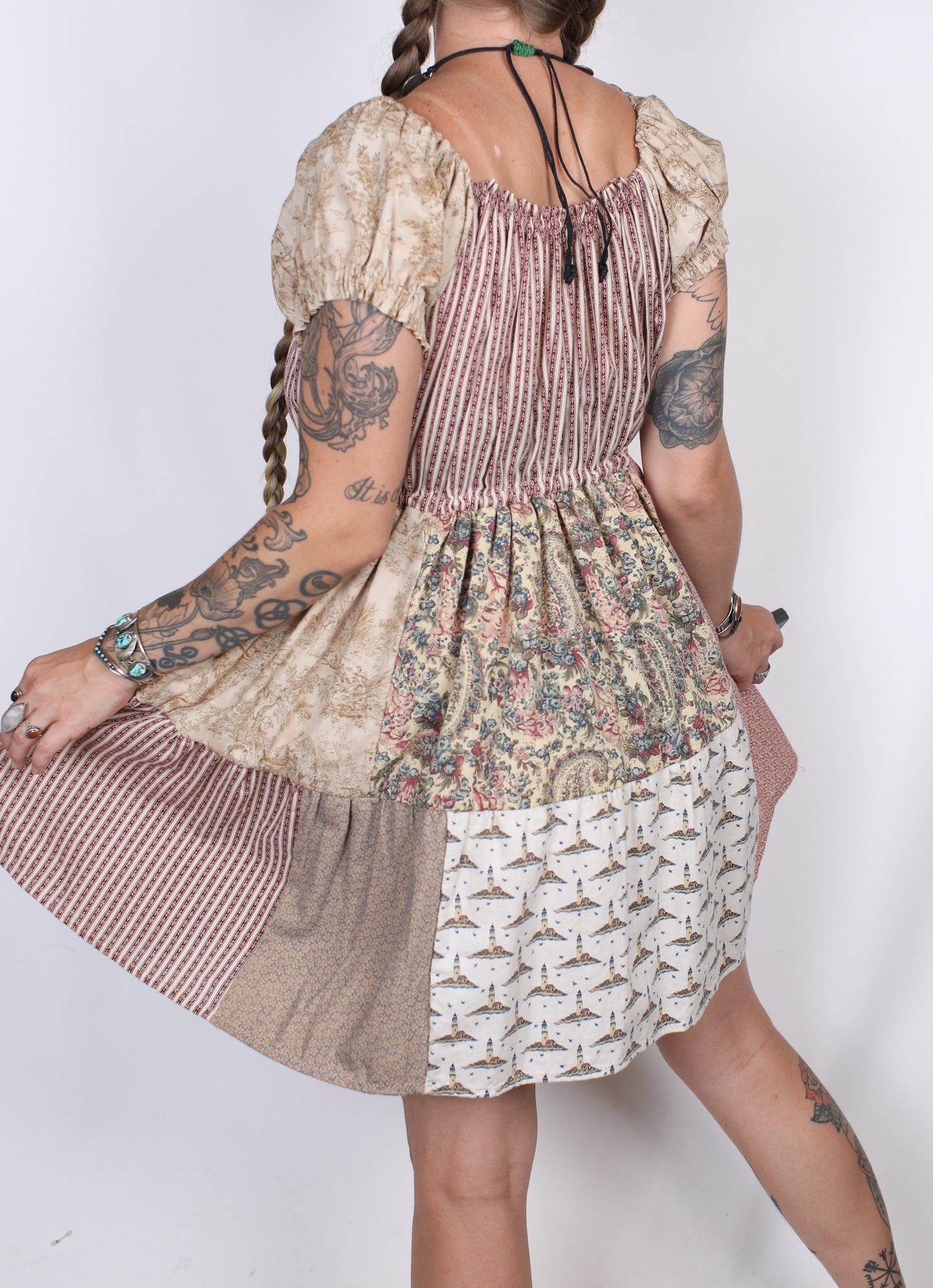 M - Lighthouse Patchwork Babydoll