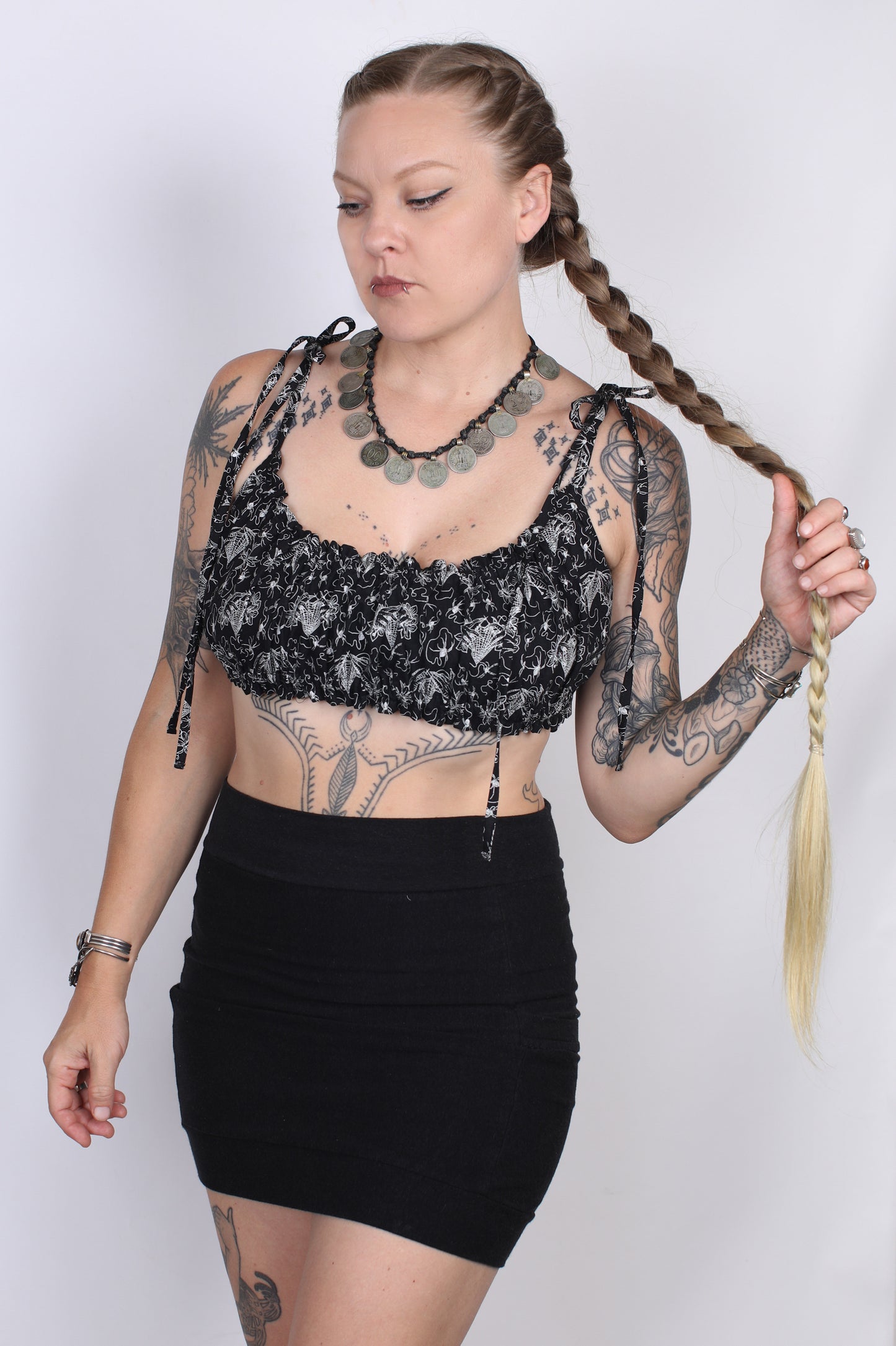 Knitting Spiderwebs Top