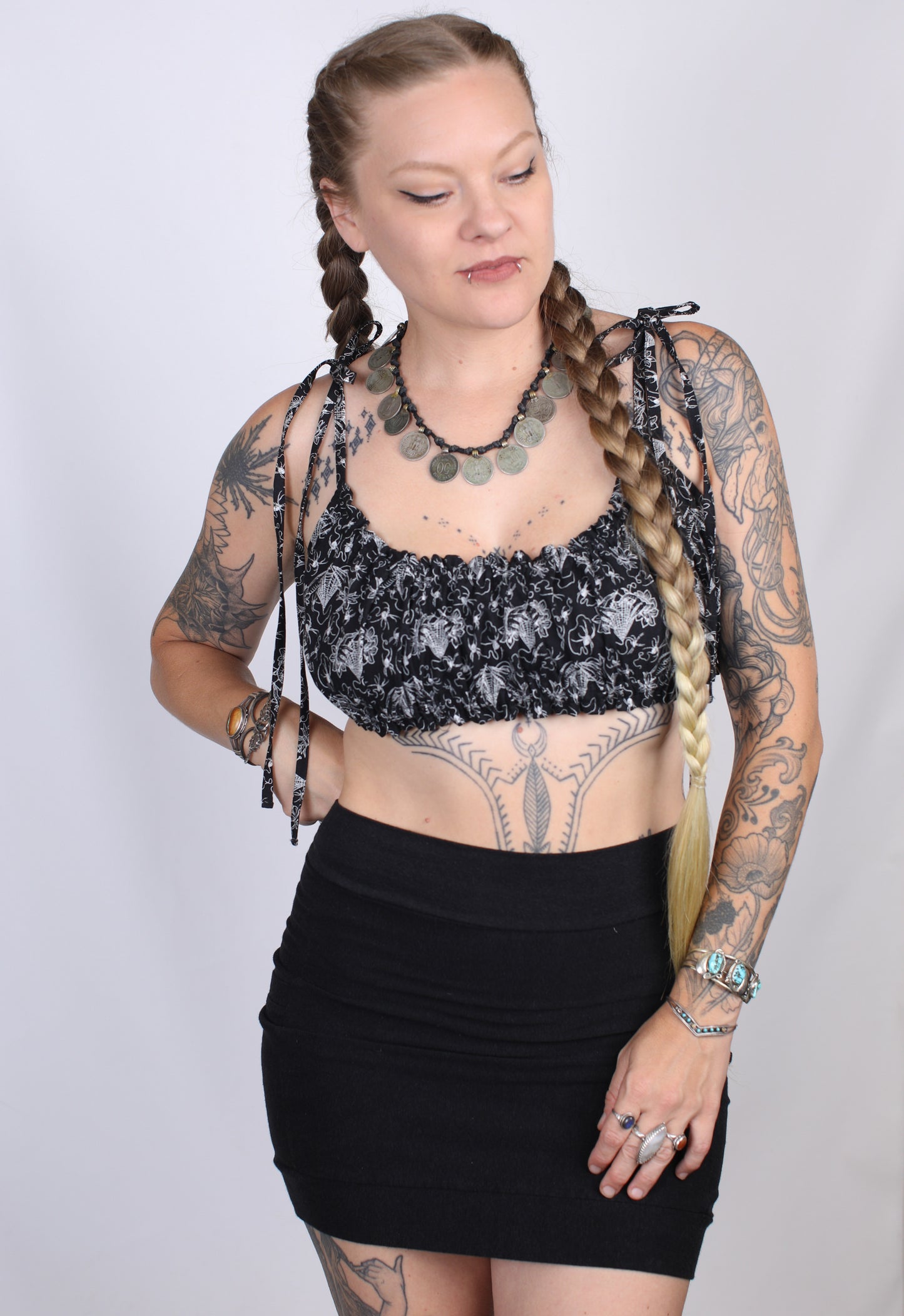 Knitting Spiderwebs Top