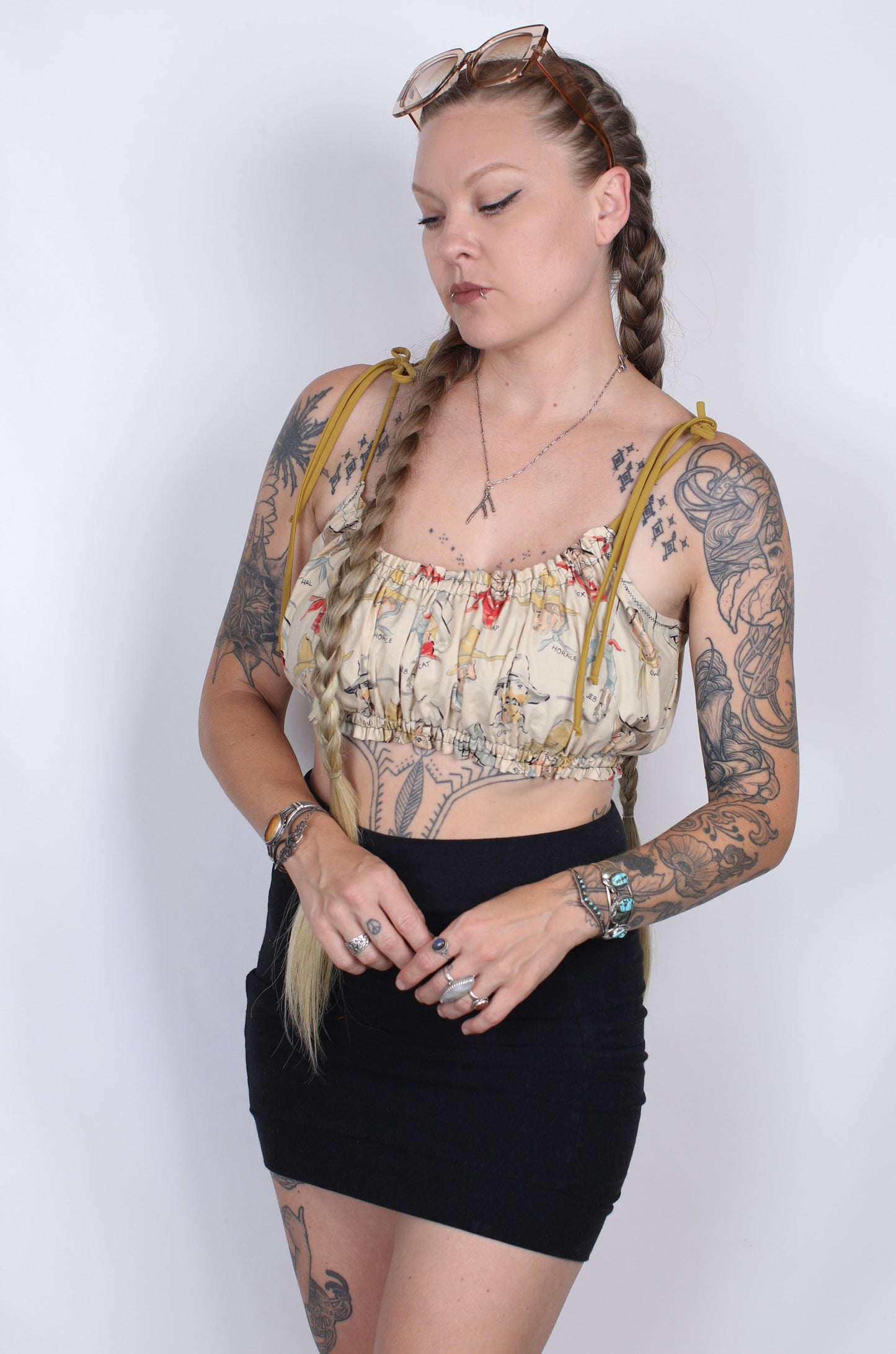 Cowboy Ruffle Top