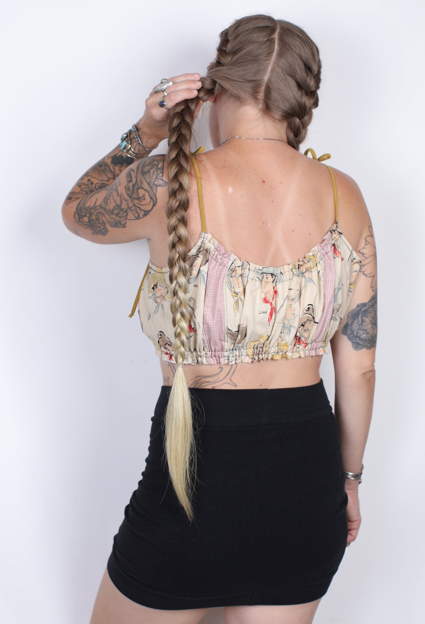 Cowboy Ruffle Top