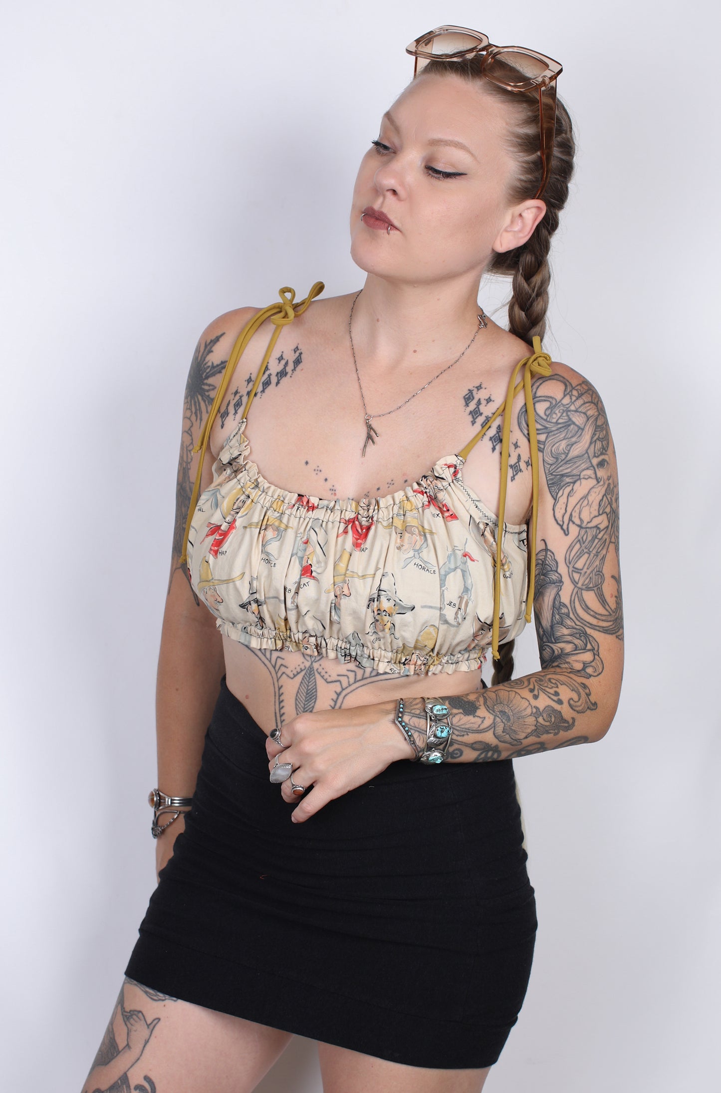 Cowboy Ruffle Top