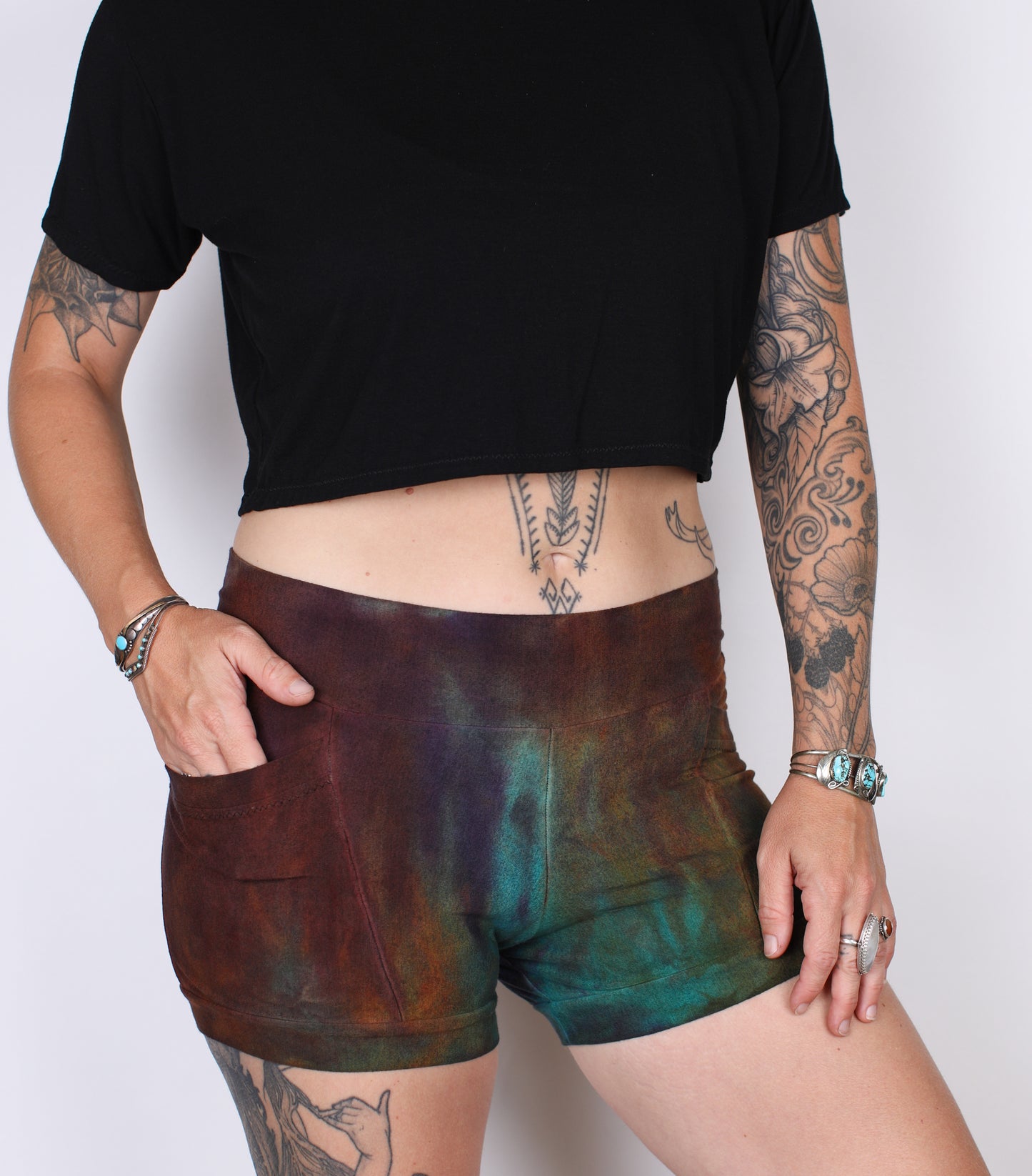 M- Twilight Hemp Bamboo Pocket Shorts